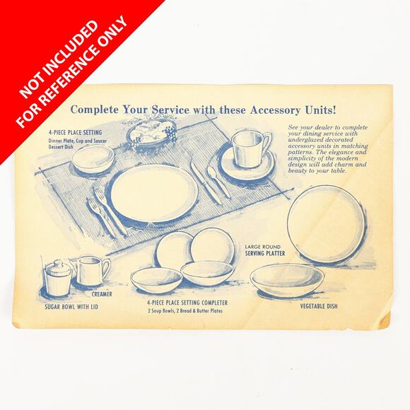 Marcrest Swiss Alpine Chalet Ceramic 11-1/2" Serving Platter USA 1960s MCM NOS - Picture 7 of 7